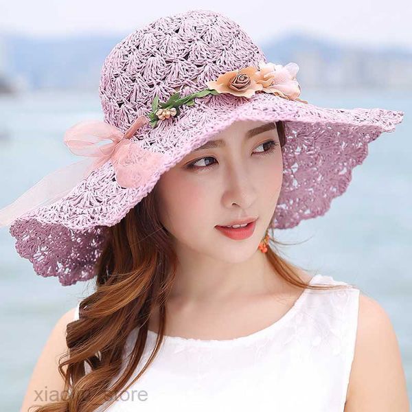 wide brim hats summer flower raffia bow sun hat women large brimmed hat folding beach sun hat sun protection uv panama hat with capeu bonesu, Blue;gray
wide brim hats summer flower raffia bow sun hat women large brimmed hat folding beach sun hat sun protection uv panama hat with capeu bonesu, Blue;gray