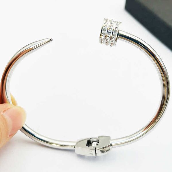 original designer carti bracelet titanium steel new style nail women fashion stainless personality charm with logo, Black
original designer carti bracelet titanium steel new style nail women fashion stainless personality charm with logo, Black