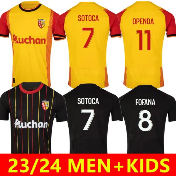 23 24 fofana rc lens soccer jerseys home away 2023 2024 maillot de foot buksa sotoca medina men kids football shirts, Black;yellow
23 24 fofana rc lens soccer jerseys home away 2023 2024 maillot de foot buksa sotoca medina men kids football shirts, Black;yellow