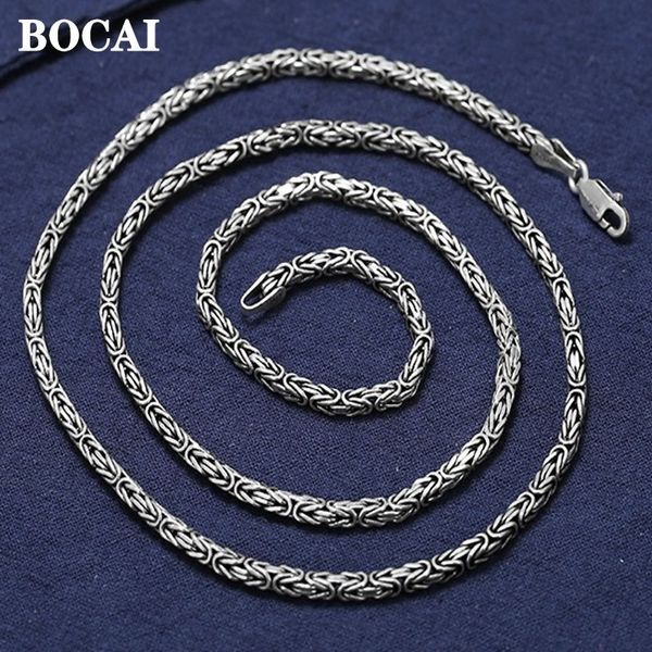strands strings bocai real s925 pure silver jewelry accessorie 2.5mm domineering personality men and woman necklace couples' handmade 2, Black
strands strings bocai real s925 pure silver jewelry accessorie 2.5mm domineering personality men and woman necklace couples' handmade 2, Black