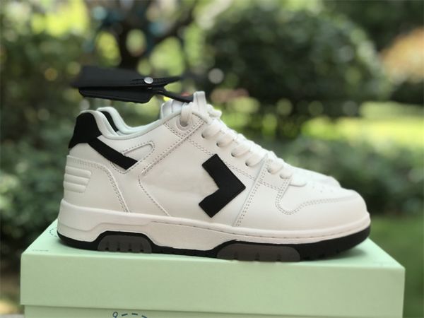 outdoor sports shoes ow out of office white black low leather sneakers with original box
outdoor sports shoes ow out of office white black low leather sneakers with original box