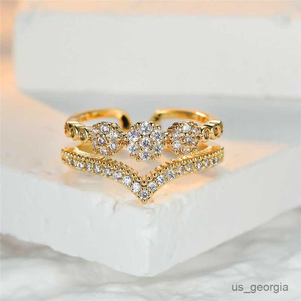 band rings cute female crystal round open ring charm gold color hollow engagement ring luxury white zircon stone wedding rings for women r23, Silver
band rings cute female crystal round open ring charm gold color hollow engagement ring luxury white zircon stone wedding rings for women r23, Silver