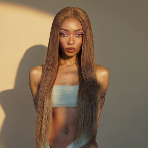honey blonde brazilian brown ombre human hair u part wigs for black women 150% density remy hair wigs, Black;brown
honey blonde brazilian brown ombre human hair u part wigs for black women 150% density remy hair wigs, Black;brown