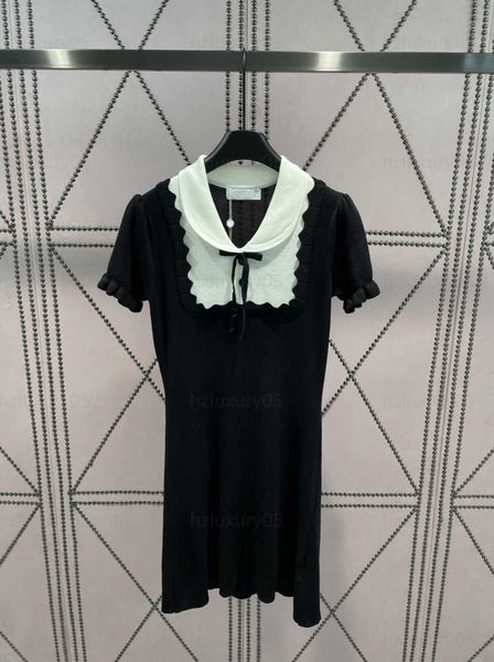 summer dress fashion designers womens 2023 new small fragrant wind short-sleeved knitted doll neck dresses designer clothing women 0607, Black;gray
summer dress fashion designers womens 2023 new small fragrant wind short-sleeved knitted doll neck dresses designer clothing women 0607, Black;gray
