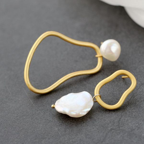 knot handmade creative 18k gold plated trendy natural baroque freshwater pearl personality irregular 925 sterling silver earring
knot handmade creative 18k gold plated trendy natural baroque freshwater pearl personality irregular 925 sterling silver earring