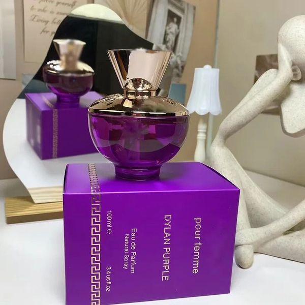 

Designer Perfume DYLAN PURPLE Pour Femme Natural Ladies 100ML 3.4 FL.OZ EAU DE PARFUM Original Smell Long Lasting Fragrance Cologne Fast Delivery