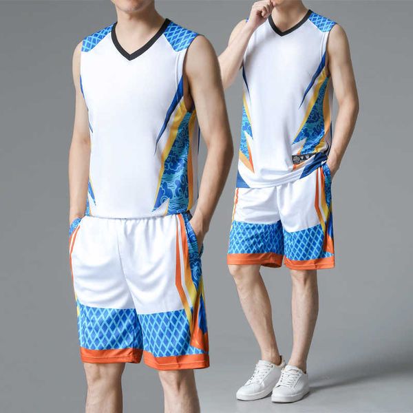 oversized student training suit basketball uniform sports suit men's v-neck quick drying ice silk sleeveless blue jersey two-piece, Black;red
oversized student training suit basketball uniform sports suit men's v-neck quick drying ice silk sleeveless blue jersey two-piece, Black;red