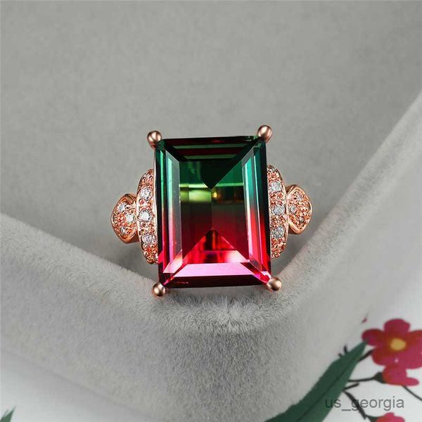 band rings charm female crystal red green stone ring trendy rose gold engagement rings for women cute rainbow square wedding ring r230625, Silver
band rings charm female crystal red green stone ring trendy rose gold engagement rings for women cute rainbow square wedding ring r230625, Silver