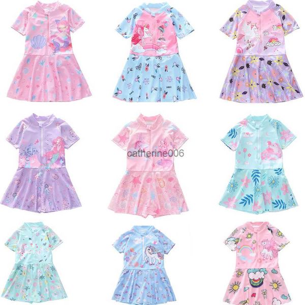 happyflute children's short-sleeved one-piece skirt mermaid sports net swimsuit princess swimsuit baby girls wear swimming cloth l23062, White
happyflute children's short-sleeved one-piece skirt mermaid sports net swimsuit princess swimsuit baby girls wear swimming cloth l23062, White