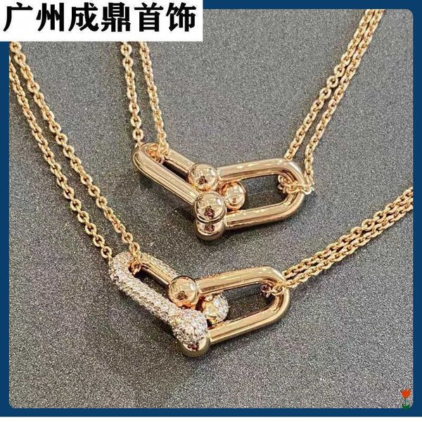 high-quality tiffay floor same s925 sterling silver double ring u-shaped horseshoe necklace women's clavicle chain guangzhou guanxing j, Black
high-quality tiffay floor same s925 sterling silver double ring u-shaped horseshoe necklace women's clavicle chain guangzhou guanxing j, Black