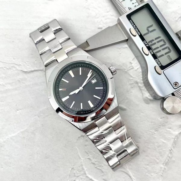highquality mens watches luxury fashion steel band 40mm white dial watch sports style military design quartz watch relogio masculino mens wa, Slivery;brown
highquality mens watches luxury fashion steel band 40mm white dial watch sports style military design quartz watch relogio masculino mens wa, Slivery;brown