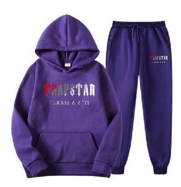 2030 purple men's tracksuits fw trapstar men women tracksuit brand printed streetwear sportswear warmtwo pieces set hoodie pants joggin, Black
2030 purple men's tracksuits fw trapstar men women tracksuit brand printed streetwear sportswear warmtwo pieces set hoodie pants joggin, Black