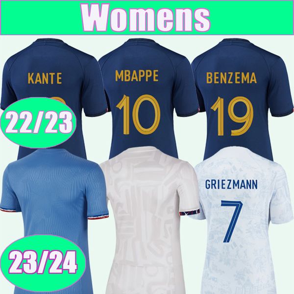 22 23 mbappe giroud griezmann womens soccer jerseys kante benzema dembele home away football shirts short sleeve uniforms, Black;yellow
22 23 mbappe giroud griezmann womens soccer jerseys kante benzema dembele home away football shirts short sleeve uniforms, Black;yellow