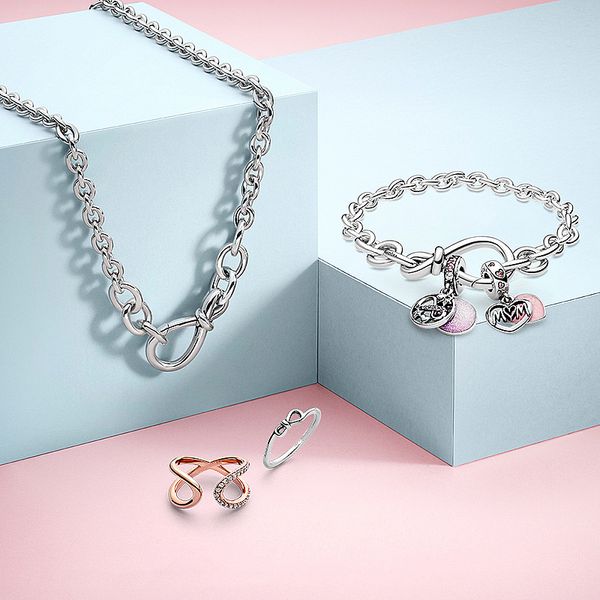 s925 silver color eternal symbol charms bracelet diy fit pandora bracelets elegant for women luxury designer jewelry gift with original box, Golden;silver
s925 silver color eternal symbol charms bracelet diy fit pandora bracelets elegant for women luxury designer jewelry gift with original box, Golden;silver