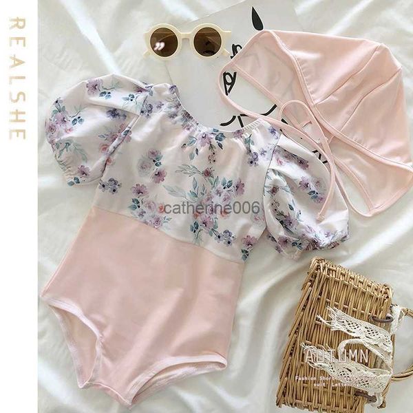 girls swimsuit+hat summer new floral puff short sleeve swimwear one piece kids children bikini infantil beach wear l230625, White
girls swimsuit+hat summer new floral puff short sleeve swimwear one piece kids children bikini infantil beach wear l230625, White