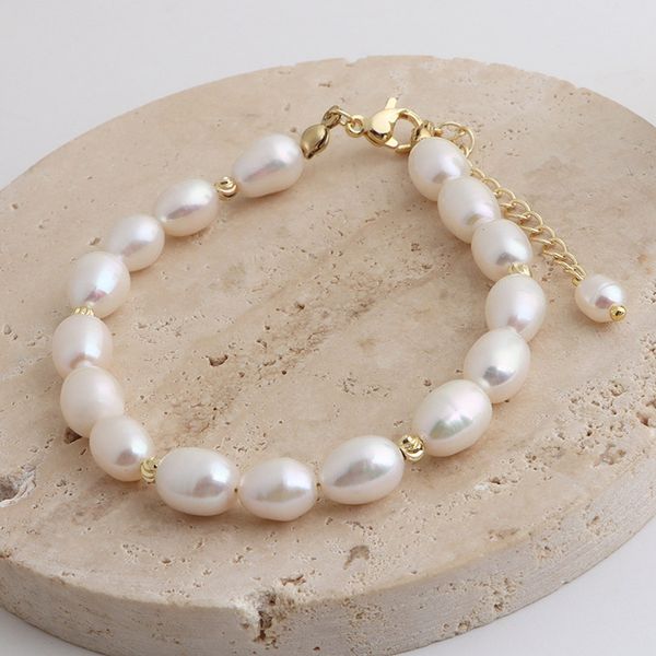 korean fashion jewelry women natural freshwater pearl bracelet natural baroque pearl beaded bracelets, Black
korean fashion jewelry women natural freshwater pearl bracelet natural baroque pearl beaded bracelets, Black