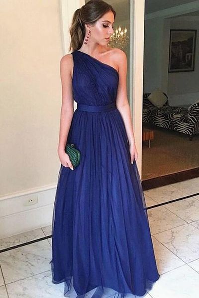 royal blue prom dresses a-line floor length one shoulder sleeveless formal party evening gowns, Black
royal blue prom dresses a-line floor length one shoulder sleeveless formal party evening gowns, Black