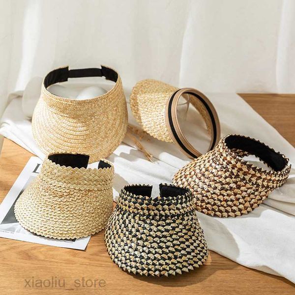 wide brim hats personality sun protection adjustable summer empty hat fashion outdoor shading women straw hat beach capsun block hkd230625, Blue;gray
wide brim hats personality sun protection adjustable summer empty hat fashion outdoor shading women straw hat beach capsun block hkd230625, Blue;gray