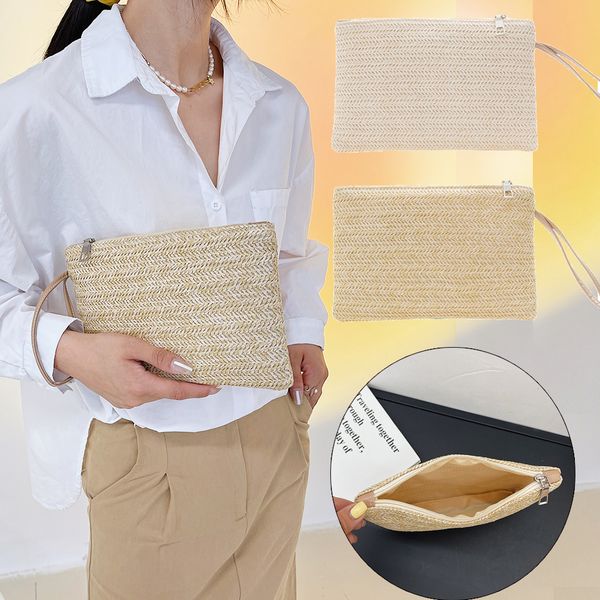 evening bag girls fashion clutch solid straw wristlet ladies beach summer handbags purse daily money coin phone card 230625
evening bag girls fashion clutch solid straw wristlet ladies beach summer handbags purse daily money coin phone card 230625
