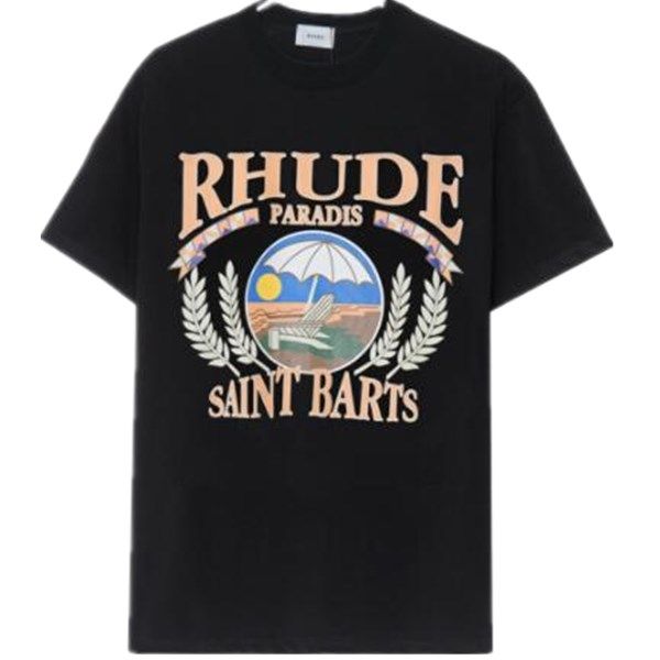 american high street niche fashion brand rhude 23ss summer new loose cotton men and women round neck short-sleeved t-shirt fog, White
american high street niche fashion brand rhude 23ss summer new loose cotton men and women round neck short-sleeved t-shirt fog, White
