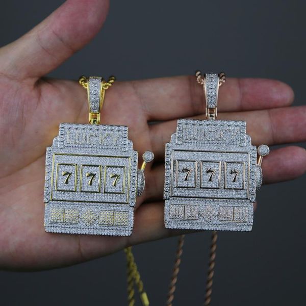 necklaces 2022 iced out full 5a cubic zircon letter number lucky 777 charm pendant necklace with rope chain hip hop men boy charm jewelry, Silver
necklaces 2022 iced out full 5a cubic zircon letter number lucky 777 charm pendant necklace with rope chain hip hop men boy charm jewelry, Silver