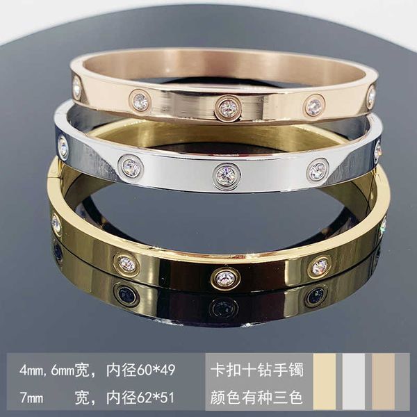 original designer carti bracelet zircon full diamond style male stainless steel ten lover titanium with logo, Black
original designer carti bracelet zircon full diamond style male stainless steel ten lover titanium with logo, Black