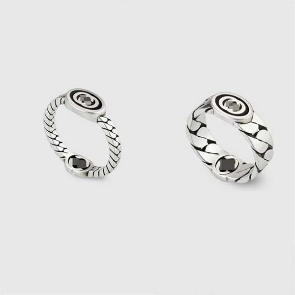 2023 personalized gujia 925 sterling silver double black dropped enamel ring g family men's and women's ins style
2023 personalized gujia 925 sterling silver double black dropped enamel ring g family men's and women's ins style