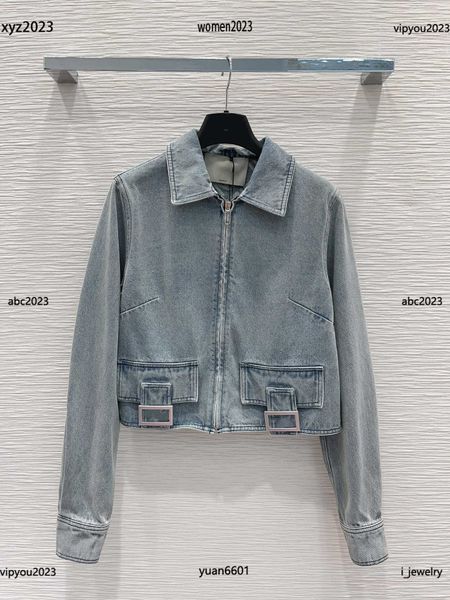 luxurious womens designer denim jacket girl internal letter printing overcoat size s- fashion zipper lapel coat, Black;brown
luxurious womens designer denim jacket girl internal letter printing overcoat size s- fashion zipper lapel coat, Black;brown