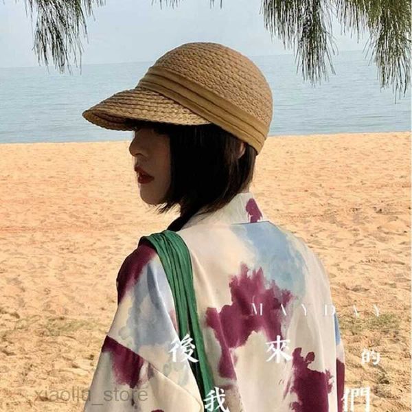 wide brim hats summer breathable woven straw hats for women casual wide brim sun hat plage beach visor short brim baseball caps chapeau femm, Blue;gray
wide brim hats summer breathable woven straw hats for women casual wide brim sun hat plage beach visor short brim baseball caps chapeau femm, Blue;gray