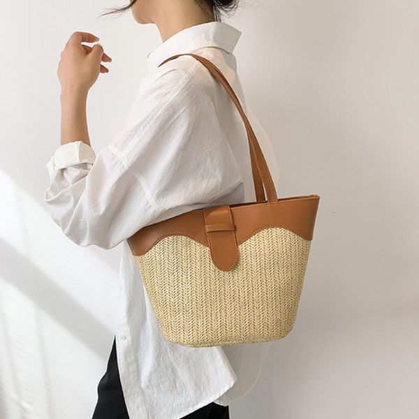 evening bags trend women's straw messenger bag shoulder ladies designer handbag large capacity casual tote female beach 230625
evening bags trend women's straw messenger bag shoulder ladies designer handbag large capacity casual tote female beach 230625