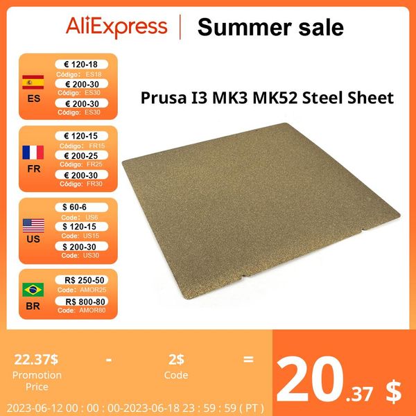accessories prusa i3 3 52 double sided textured pei spring steel sheet powder coated build plate for prusa i3 3s+ voron sw 3d printer
accessories prusa i3 3 52 double sided textured pei spring steel sheet powder coated build plate for prusa i3 3s+ voron sw 3d printer
