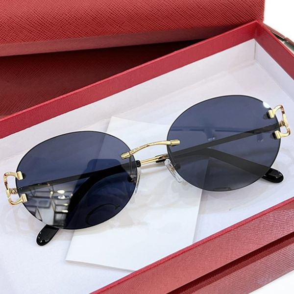 2023 luxury oval rimless sunglasses uv400 frame lightweight puretitanium 92rs 5816145 for prescription eyewear fashion sunglasses fullset de, White;black
2023 luxury oval rimless sunglasses uv400 frame lightweight puretitanium 92rs 5816145 for prescription eyewear fashion sunglasses fullset de, White;black