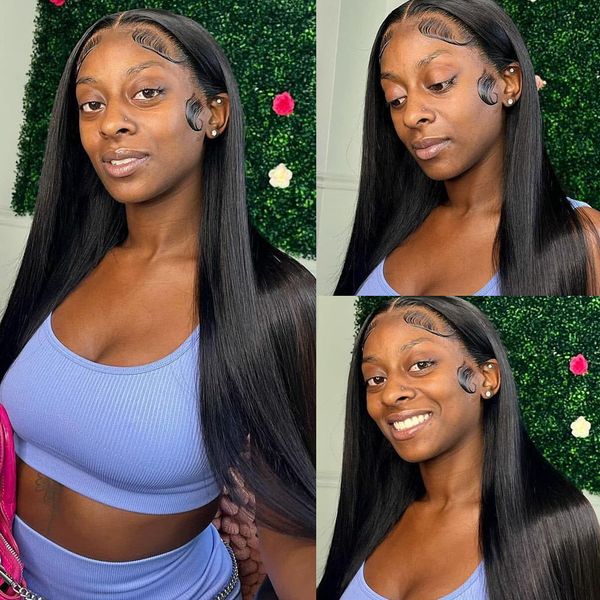 40 inch glueless full lace frontal wig human hair pre plucked brazilian straight lace front human hair wig for women, Black;brown
40 inch glueless full lace frontal wig human hair pre plucked brazilian straight lace front human hair wig for women, Black;brown