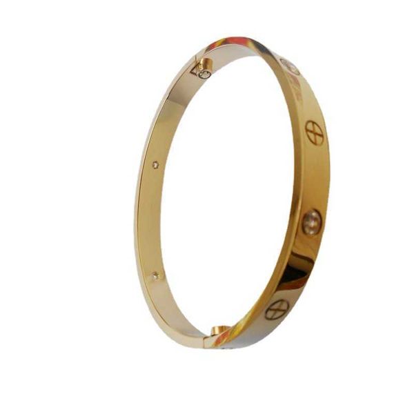 original designer straight stainless steel carti love couple bracelet the fifth generation of carved screw position does not fade with logo, Black
original designer straight stainless steel carti love couple bracelet the fifth generation of carved screw position does not fade with logo, Black