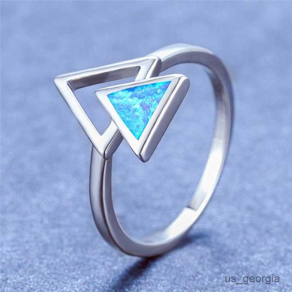 band rings cute female blue white fire opal stone ring silver color triangle wedding ring classic party engagement rings for women r230625
band rings cute female blue white fire opal stone ring silver color triangle wedding ring classic party engagement rings for women r230625