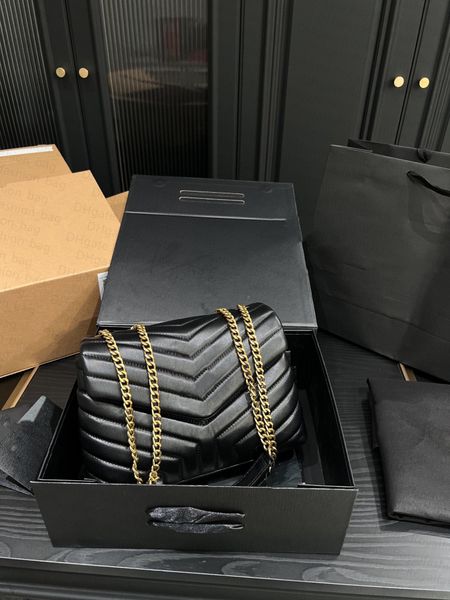7a quality loulou bag chain bag designer bag metal buckle women shoulder bag luxury leather stripe flap bag
7a quality loulou bag chain bag designer bag metal buckle women shoulder bag luxury leather stripe flap bag
