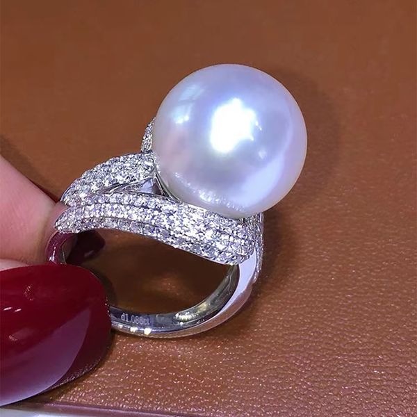 romantic lady pearl zircon ring 925 sterling silver engagement wedding band rings for women bridal birthday party jewelry gift, Slivery;golden
romantic lady pearl zircon ring 925 sterling silver engagement wedding band rings for women bridal birthday party jewelry gift, Slivery;golden