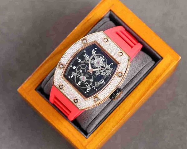 diamond luxury mens movement watches rm17-01 r i c h a r d hollow tourbillon designer cl9l new high-end quality iced out montre wrist watch, Slivery;brown
diamond luxury mens movement watches rm17-01 r i c h a r d hollow tourbillon designer cl9l new high-end quality iced out montre wrist watch, Slivery;brown