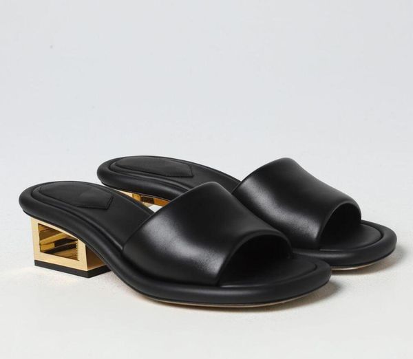 luxury women sandal slipper slide heels women's baguette fur slipper nappa leather mules slide sculptural metal heel open toe with box, Black
luxury women sandal slipper slide heels women's baguette fur slipper nappa leather mules slide sculptural metal heel open toe with box, Black