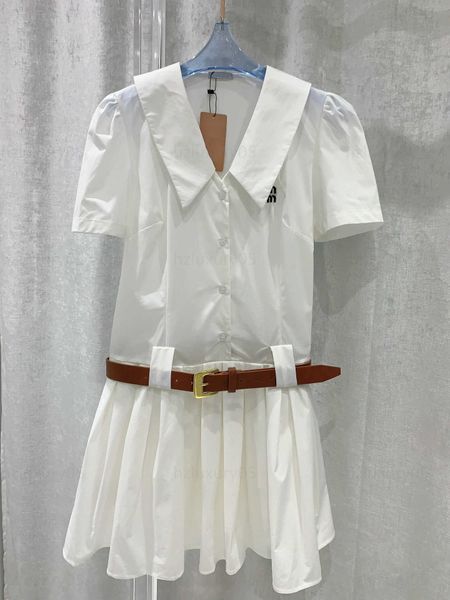 23ss women shirt dress designers clothing small v lapel embroidered letters gold buckle belt decoration short-sleeved dresses for woman, Black;gray
23ss women shirt dress designers clothing small v lapel embroidered letters gold buckle belt decoration short-sleeved dresses for woman, Black;gray