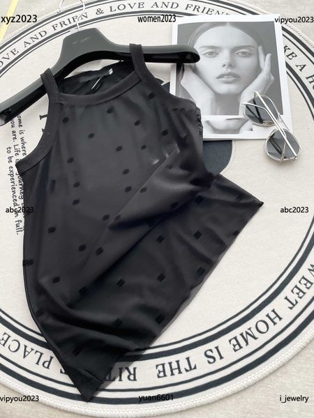 luxurious designer clothes women camis mesh flocking design girl tank summer fashion letter printing waistcoat, White
luxurious designer clothes women camis mesh flocking design girl tank summer fashion letter printing waistcoat, White