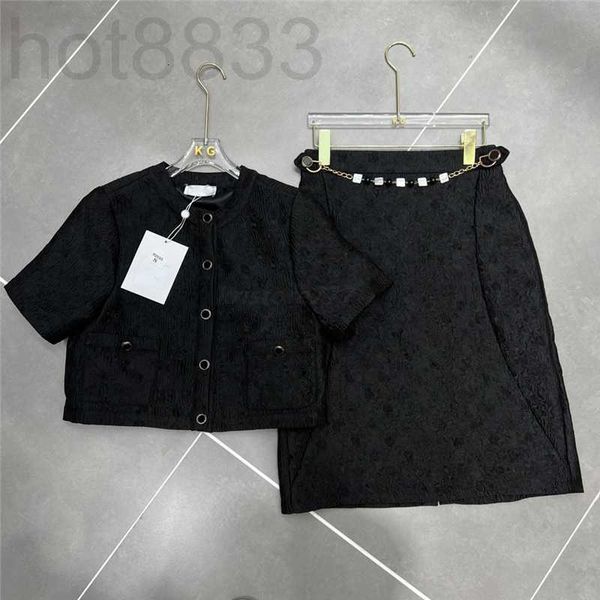 two piece dress designer women summer sets outfit suits with letter jacquard girls milan runway outwear jersey t-shirt tee jacket and skirts, White
two piece dress designer women summer sets outfit suits with letter jacquard girls milan runway outwear jersey t-shirt tee jacket and skirts, White
