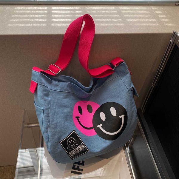 korean spring/summer new smiling face cute shoulder bag fashion versatile crossbody bag women's bag tote bag
korean spring/summer new smiling face cute shoulder bag fashion versatile crossbody bag women's bag tote bag