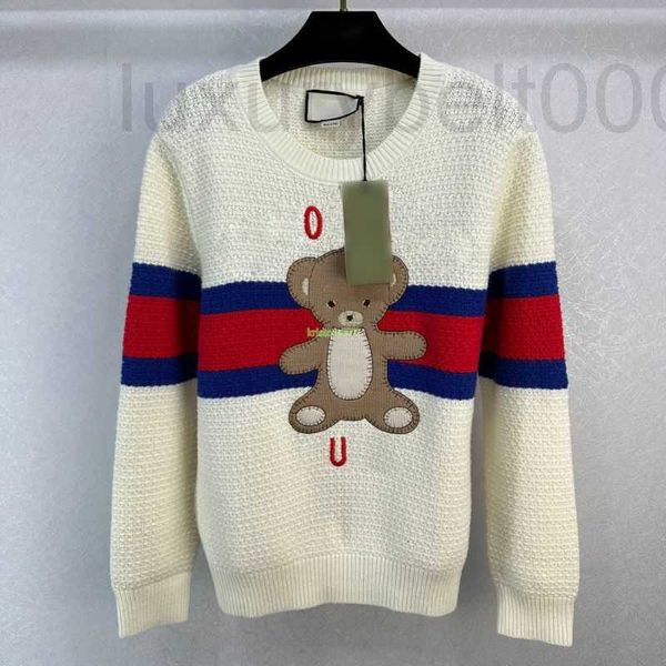 women's sweaters designer women knits with bear letter embroidery cashmere milan runway crop shirt high end elasticity pullover jumper, White;black
women's sweaters designer women knits with bear letter embroidery cashmere milan runway crop shirt high end elasticity pullover jumper, White;black