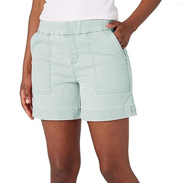 women's shorts women's high waist comfortable and minimalist pocket elastic twill slim fit athletic boy for, White;black
women's shorts women's high waist comfortable and minimalist pocket elastic twill slim fit athletic boy for, White;black