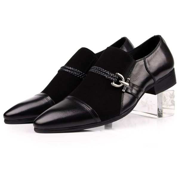 italy black genuine leather pointed toe dress shoes men loafers luxury slip on formal shoes male party and wedding shoes
italy black genuine leather pointed toe dress shoes men loafers luxury slip on formal shoes male party and wedding shoes