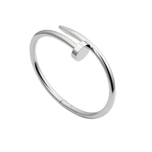 high version stars' same style clip nail with drill sterling silver lovers bracelet tiktok net red fashion personality men and women�, Black
high version stars' same style clip nail with drill sterling silver lovers bracelet tiktok net red fashion personality men and women�, Black