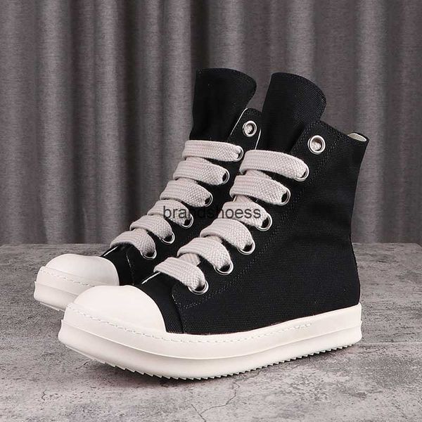 2022s high street rick canvas shoes jumbo shoeslace solid black male sneakers lace-up rubber owens women's sneakers with box size 34-48
2022s high street rick canvas shoes jumbo shoeslace solid black male sneakers lace-up rubber owens women's sneakers with box size 34-48