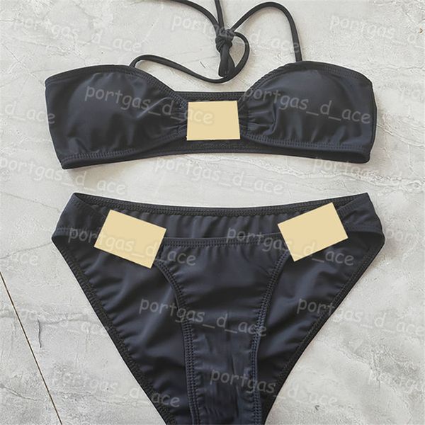 luxury women bikinis set halter swimwear black split padded beach bra briefs with tie designer bathing suit
luxury women bikinis set halter swimwear black split padded beach bra briefs with tie designer bathing suit