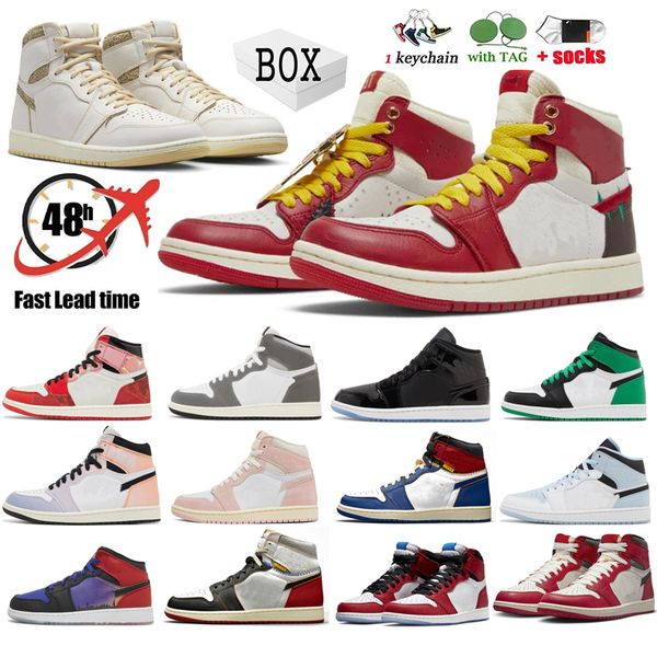 2023 with box new jumpman 1 basketball shoes next chapter verse washed pink 1s lost found denim patent bred space jam dark mocha women mens
2023 with box new jumpman 1 basketball shoes next chapter verse washed pink 1s lost found denim patent bred space jam dark mocha women mens